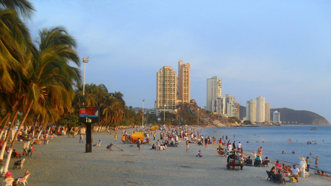 Playa El Rodadero en Santa Marta