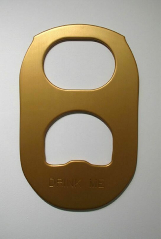 Alice Hope, Untitled, 2014, Die cut, anodized and engraved aluminum, 24 x 15 in; 60.9 x 38.1 cm