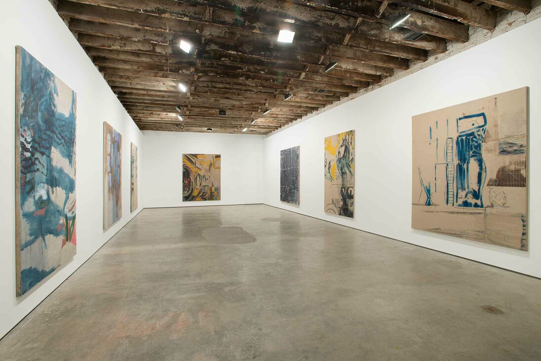 Nick Goss
Bluing, 9 January - 21 February 2016 
installation view, Simon Preston Gallery, New York
