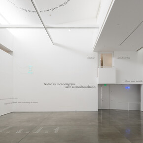 Douglas Gordon, Magic is sometimes very close to nothing at all, exhibition view. Courtesy of Gagosian Gallery