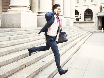 Immer unpünktlich zu sein