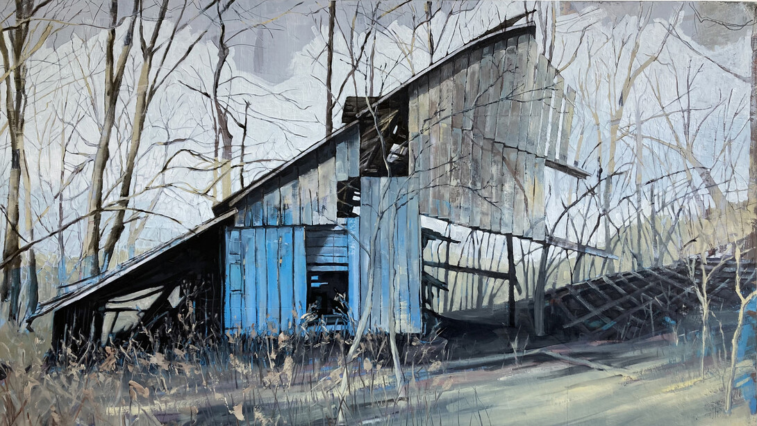 Catherine Mackey, At dusk there is wonder in the commonplace, 2024. Courtesy of The Tint Gallery