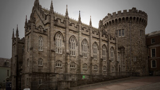 Dublin Castle is a major Irish government complex, conference centre, and tourist attraction. It is located off Dame Street in central Dublin, Ireland