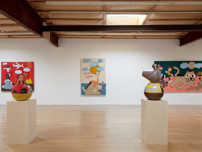 Hadi Falapishi, Edge of the world, exhibition view. Courtesy of Blum