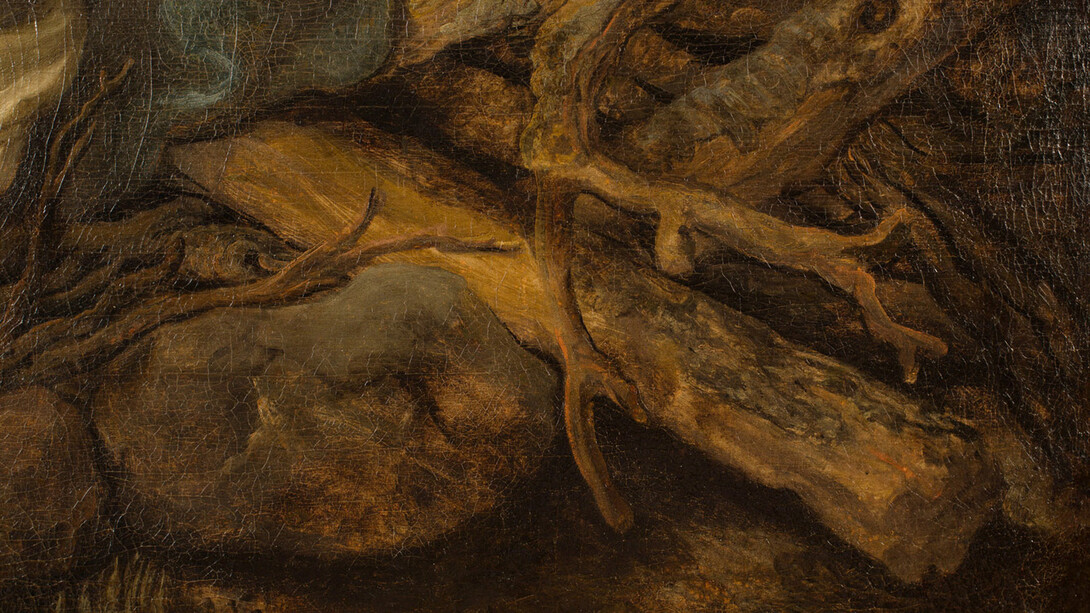 Rembrandt the sacrifice of Isaac. Conservation completed. Courtesy of the State Hermitage Museum