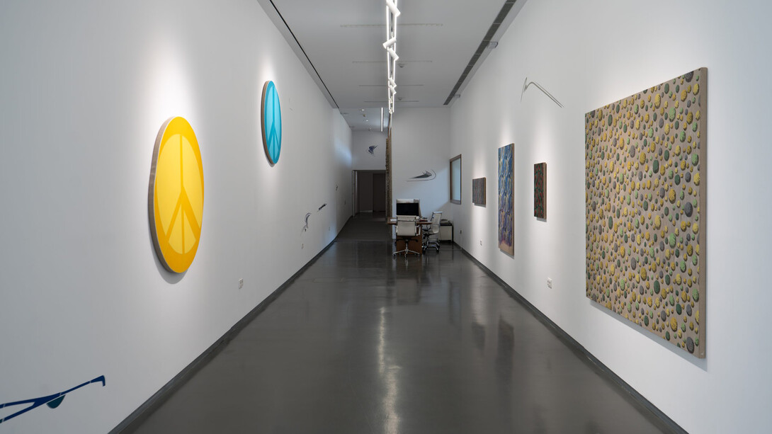 João Marçal, Oxígeno, vista de exhibición. Cortesía de la Galería Alarcón Criado