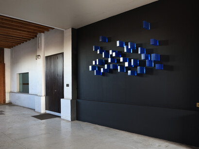Various artists, #000000, exhibition view. Courtesy of Studio la Città