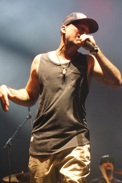 Residente performing at the All Latinos Resiste Concert at SXSW 2017. Photo: Catalina Maria Johnson