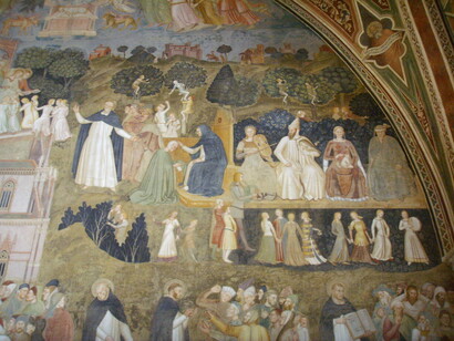 Cappellone degli Spagnoli, particolare, Santa Maria Novella, Andrea Bonaiuti