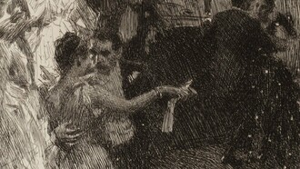 "El vals", impresión a partir de la pintura "El vals" de Anders Zorn, 1891