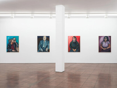 Shelley Niro, Portrait of a living room, exhibition view. Courtesy of Hales Gallery