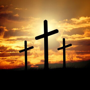 Representación de la crucifixión de Jesucristo