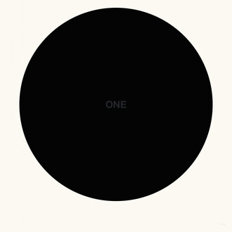 Franco Cervi, One (2), 2014, serigrafia artistica a due colori su carta accoppiata con lastra di alluminio, 120 x 120 cm, Ed. di 5+ 1 p.a.