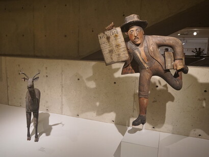 Galería de Publicidad en la galería de Arte Popular y Autodidacta del Museo de Arte de Milwaukee, Wisconsin, Estados Unidos