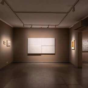 Aditya Krishnamurthy and Supriyo Karmakar, In - equal measure, exhibition view. Courtesy of Akar Prakar