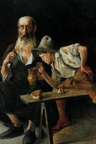 Fragmento de «El Lazarillo de Tormes», Luis Santamaría y Pizarro