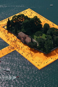 Christo, The Floating Piers al Lago d'Iseo