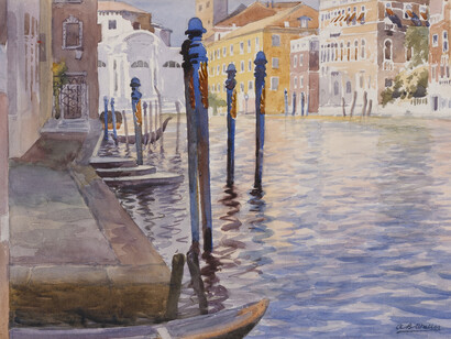 Venetian Canal (around 1926), A B Waller © National Museums Liverpool
