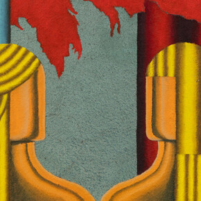 Kevin Lowenthal, 2 blonde mannequins in conversation, 2024. Courtesy of Derek Eller Gallery