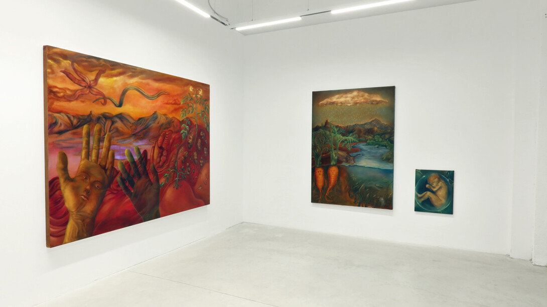 Aura Roig, The worms are starting to move, exhibition view. Courtesy of Prats Nogueras Blanchard