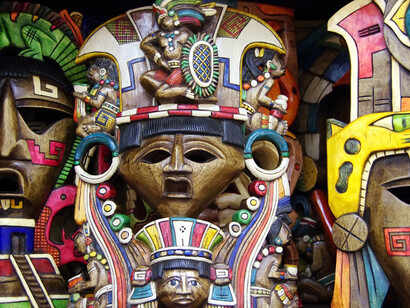 Máscaras mayas, México