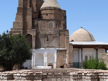 The Jahangir Mausoleum located in Shahrisabz, Uzbekistan