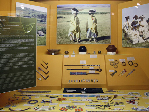 African cultures, exhibition view. Courtesy of National Museum Bloemfontein