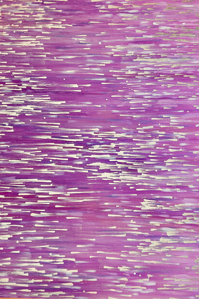 Karen Tompkins, Flux, painting in exhibition. Courtesy of Voltz Clarke Gallery 