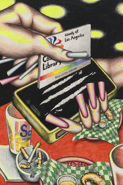 Samantha Rosenwald, LA snow storm, 2024. Courtesy of The Hole