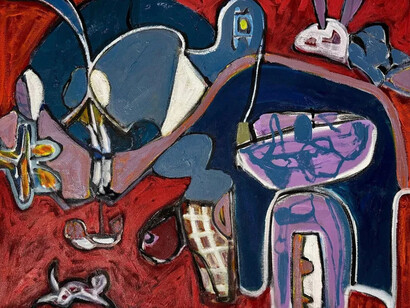 Debra Samdperil, Can't make this stuff up (detail), 2026. Courtesy of Kingston Gallery