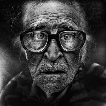 Anciano. Foto: Lee Jeffries