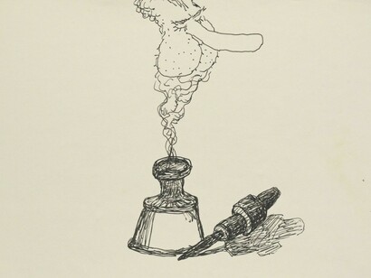 Philip Guston, Laughter in the Dark, Drawings from 1971 & 1975. Courtesy of Hauser & Wirth