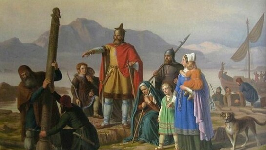 Ingólfur Arnarson ( 849-910 ) was considered the first Nordic Norwegian settler in Iceland
