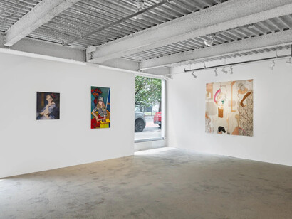 Various artists, Traces of human presence, exhibition view. Courtesy of Kaliner Gallery