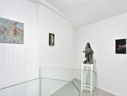 Divers artistes, The guiding thread, vue d'exposition. Avec l'aimable autorisation de la Galerie Suzanne Tarasieve