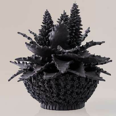 La serie “Efflorescence”, comenzó en octubre del año 2019 donde las flores, anteras, brotes y hojas florecen de una base central