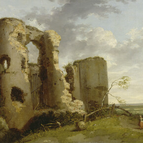John Hamilton Mortimer, West Gate of Pevensey Castle, Sussex, between 1773 and 1774, oil on canvas, Yale Center for British Art, Paul Mellon Fund
 
