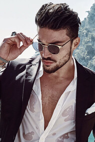 Mariano Di Vaio shooting in Capri for the current advertising campaign of Nohow