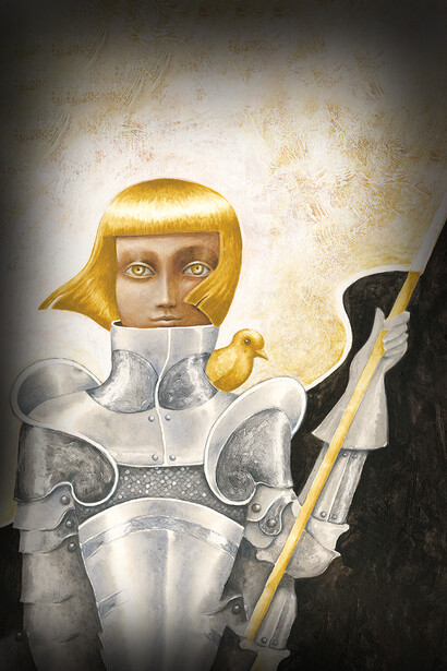 Michelangelo Rossato, Giovanna D'Arco (da "Il cuore di Giovanna d'Arco", ARKA, 2019)