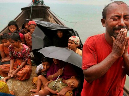 The desperation of a Rohingyas family