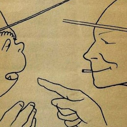 «¡Usted es un gallego! / Y usted es un estúpido» (Castelao)