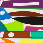 Gary Petersen, Standing Near Me (detail), 2021 acrylic and oil on canvas 60h x 48w in 152.40h x 121.92w cm. Courtesy of the artist, Garvey | Simon and McKenzie Fine Art