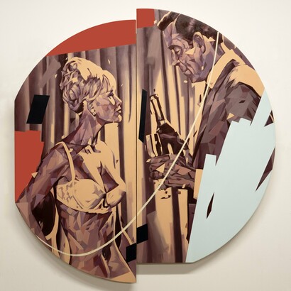 Ian Shults, 01.15.24, circle 1. Courtesy of the artist and Wally Workman Gallery