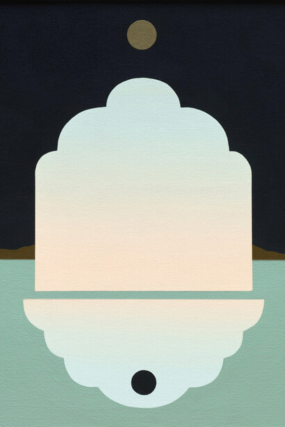 Madeleine Tonzi, Reflecting pool, 2025. Courtesy of Hashimoto Contemporary