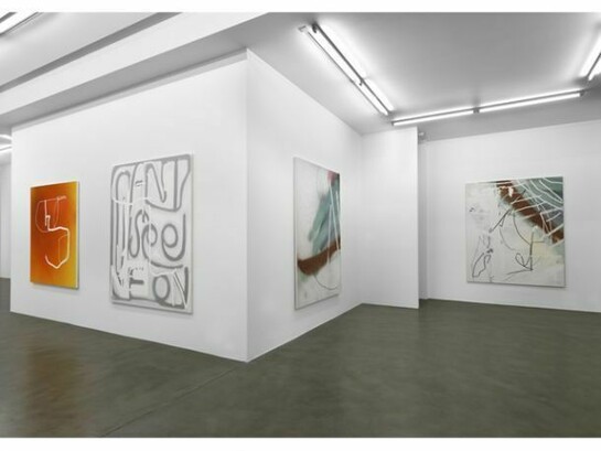 Jeff Elrod, Installation View – Simon Lee Gallery, London, 2013. Courtesy of the artist and Simon Lee Gallery
