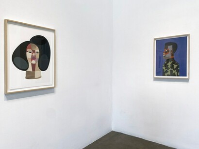 Derrick Adams, Selected editions, exhibition view. Courtesy of Leslie Sacks Gallery