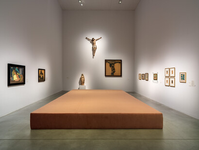 Various artists, Art that moves, exhibition view. Courtesy of M-Museum Leuven