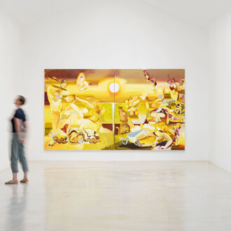 Katherina Olschbaur, Sweet expulsion, vue d'exposition. Avec l'aimable autorisation de la Galerie Perrotin