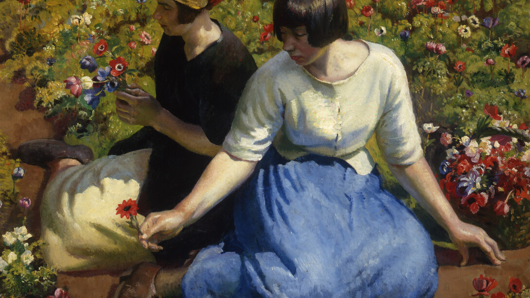Harold Harvey, Anemones, Private Collection