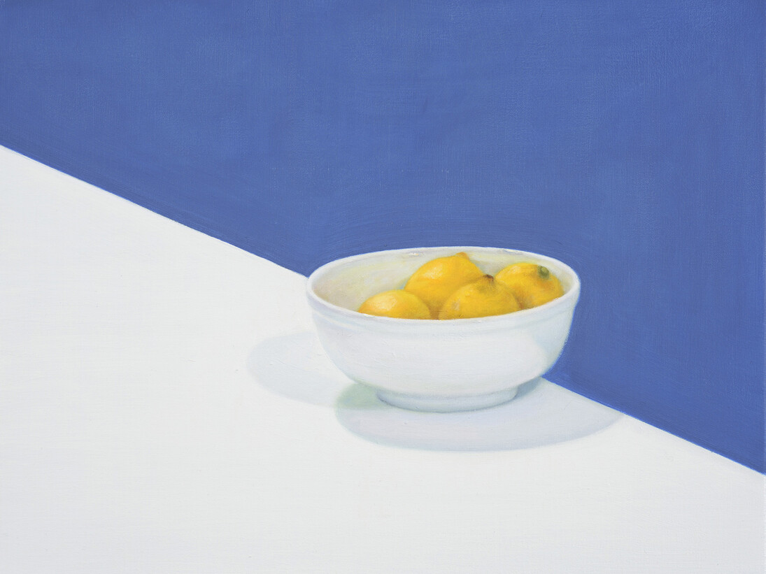 Craig Wylie, A Rush to The Edge (After Ellsworth Kelly), Oil on linen, 16 × 20 in (40.6 x 50.8 cm)